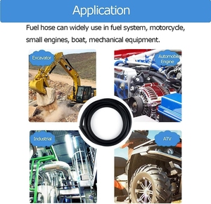 3/8燃料ラインホースNBRゴム、小型エンジンに適したチューブホース、マリン - Product Image 5
