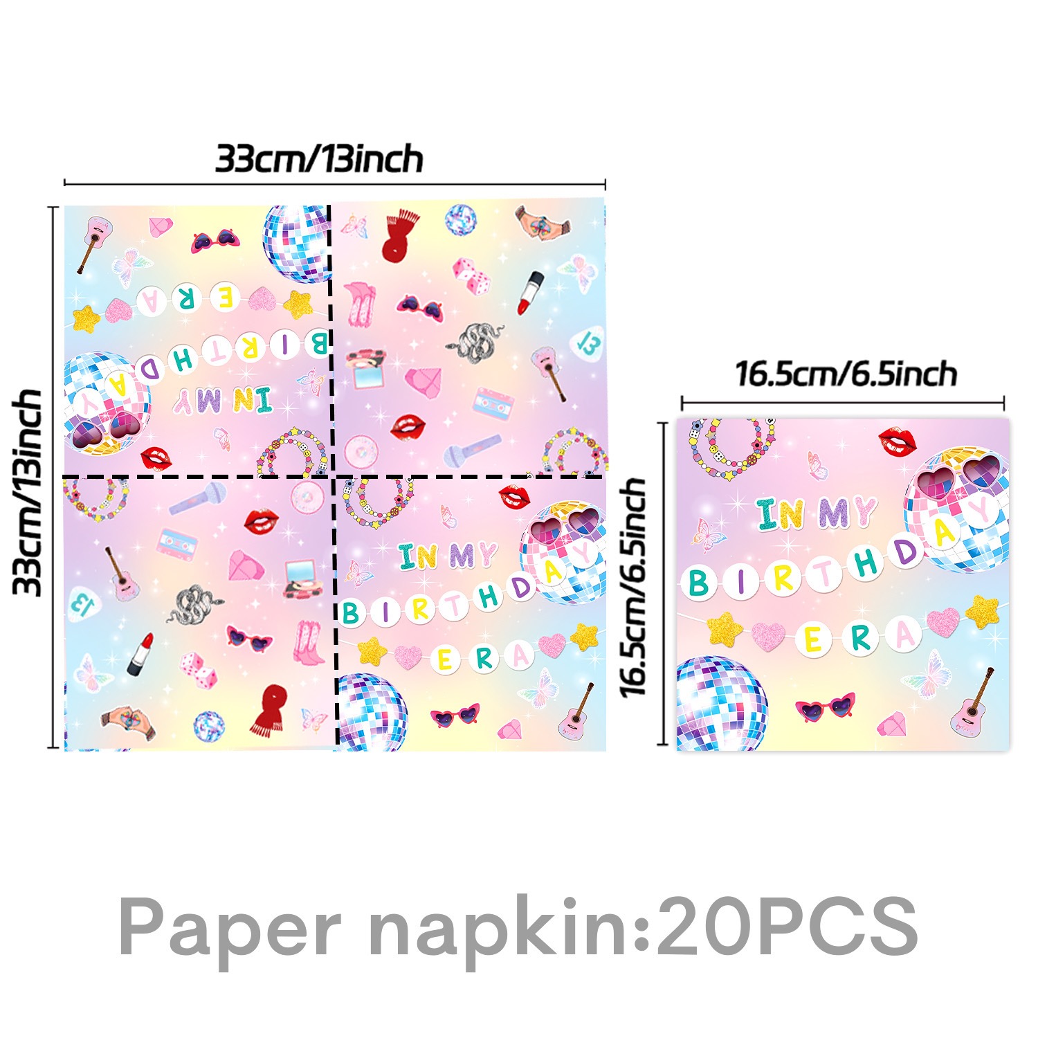 Serviettes en papier 20 unités
