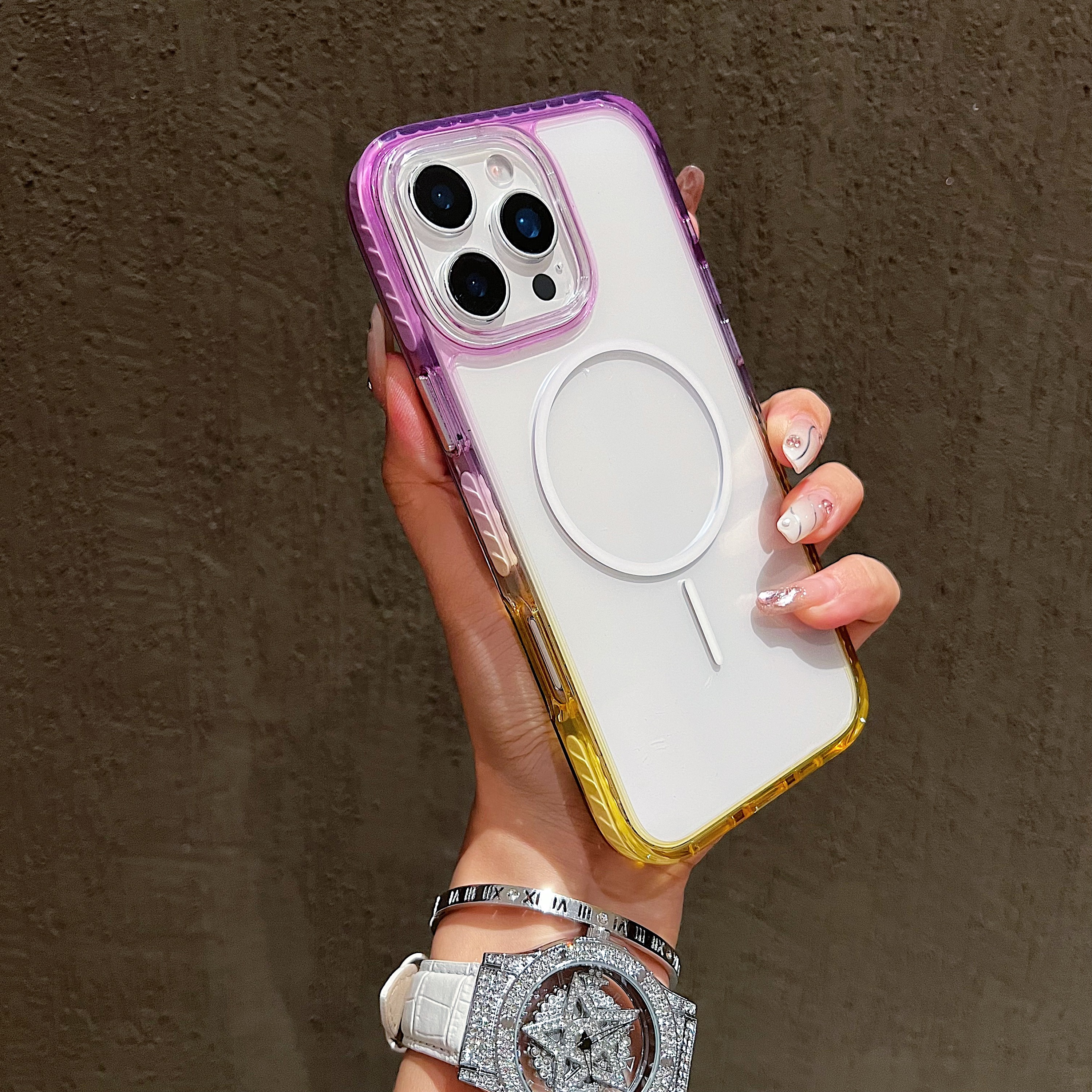 Gradient Purple Yellow