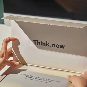 Tùy chỉnh các tông sóng Giấy gấp gửi thư bao bì Tear Strip in tự niêm phong bưu phẩm vận chuyển Hộp quà tặng với logo - Product Image 4