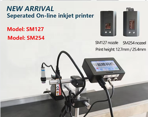 Macchina da stampa per la marcatura della stampante TIJ automatica Online facile operare Multi lingue 600 risoluzione dpi per Flex - Product Image 5