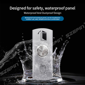 Pulsante in lega di zinco per interruttore a pulsante di rilascio dell'uscita della porta interruttore a pulsante di emergenza - Product Image 3