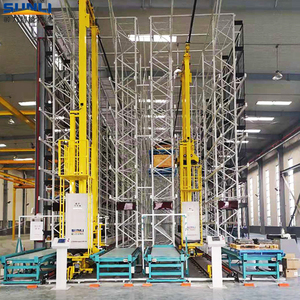 Estantería automática de almacenamiento de palés AS y RS, sistema de acero Q235B/LIAN, SL-AS004