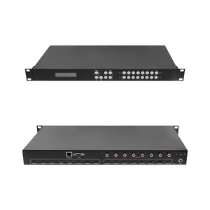 Matriz de audio 4K 8X8 con salida de audio coaxial, compatible con 4K60Hz 444 HDR y Dolby Vision, salida de escala descendente, matriz de 8 entradas y 8 salidas