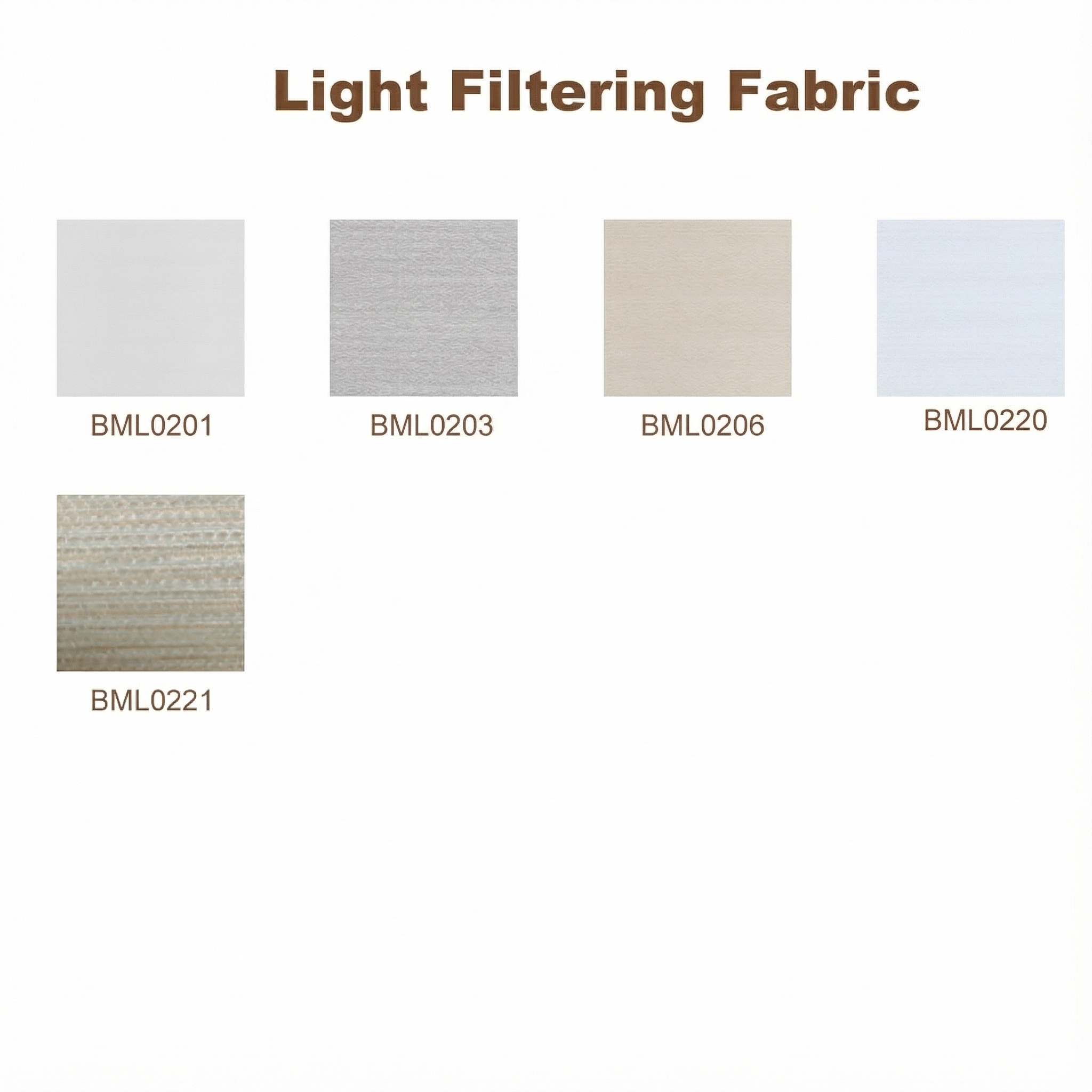 Tissu filtrant la lumière