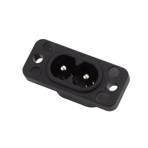 DB-06 2-core 8-shaped ซ็อกเก็ต2-PIN เทอร์มินัลแหล่งจ่ายไฟ AC พร้อมรูยึดคงที่ - Product Image 2