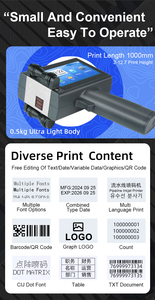 Tragbare hand gehaltene großformat ige Tinten strahl drucker Bents Verfalls datum Karten-und Röhren drucker Einfach zu bedienende Hand druckmaschine - Product Image 5