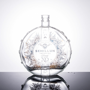 ขวดแก้วทรงแบนขนาด700มล. สำหรับบรั่นดี XO ออกแบบได้ตามที่ต้องการ - Product Image 3
