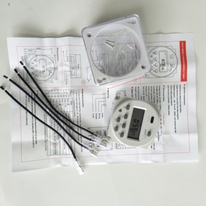 CN101C Giornaliero Settimanale Digitale Programmabile Timer Interruttore del Relè Modulo Con Antipioggia Anti Copertura Antipolvere Con 4 Fili di Uscita - Product Image 5