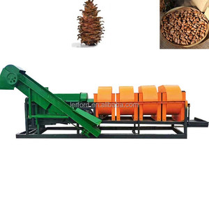 Trilladora y separador de piñones de bajo precio, trituradora de conos de pino, máquina separadora de craqueo de nueces de cáscara