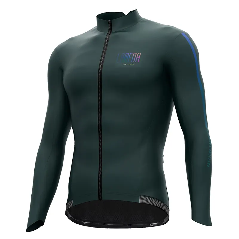 LAMEDA-camisetas gruesas de invierno para hombre, chaqueta polar térmica personalizada para ciclismo con bolsillo y cremallera