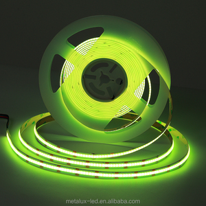 Metalux RGB COB <span class=keywords><strong>LED</strong></span>ストリップライトストリングスマートフレキシブル高輝度ドットレスUSB NFC調光可能銅カットテーブル装飾テープ