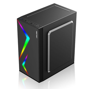 カスタマイズされたM-ATX PCケースゲーマー用CPUキャビネットRGB冷却ファンPCミッドタワーRGBデスクトップケーシングゲームケースコンピュータ用 - Product Image 6