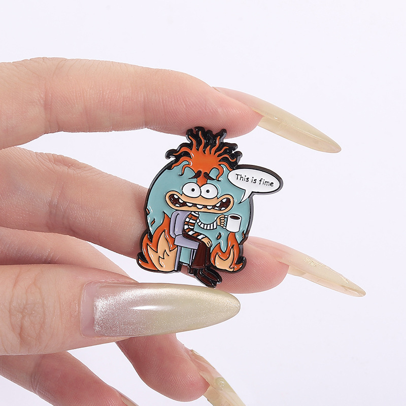 面白いミームオフィスギフトこれは良いエナメルピンです - Product Image 3