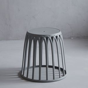 Mesa de centro de plástico multifuncional moderna sofá junto a mesas taburete apilable Silla de comedor para el hogar Baño al aire libre - Product Image 6