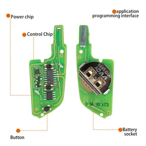 Arayüz xeleeleen süper uzaktan anahtar Toyota için 3 düğmeler/Lexus tipi VVDI aracı İngilizce sürümü için süper çip araba uzaktan anahtar ile - Product Image 4