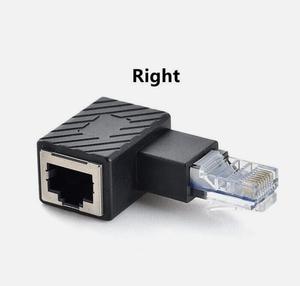 Angle RJ45 maschio a femmina Cat5 6 Ethernet LAN adattatore di rete spina di rete - Product Image 6