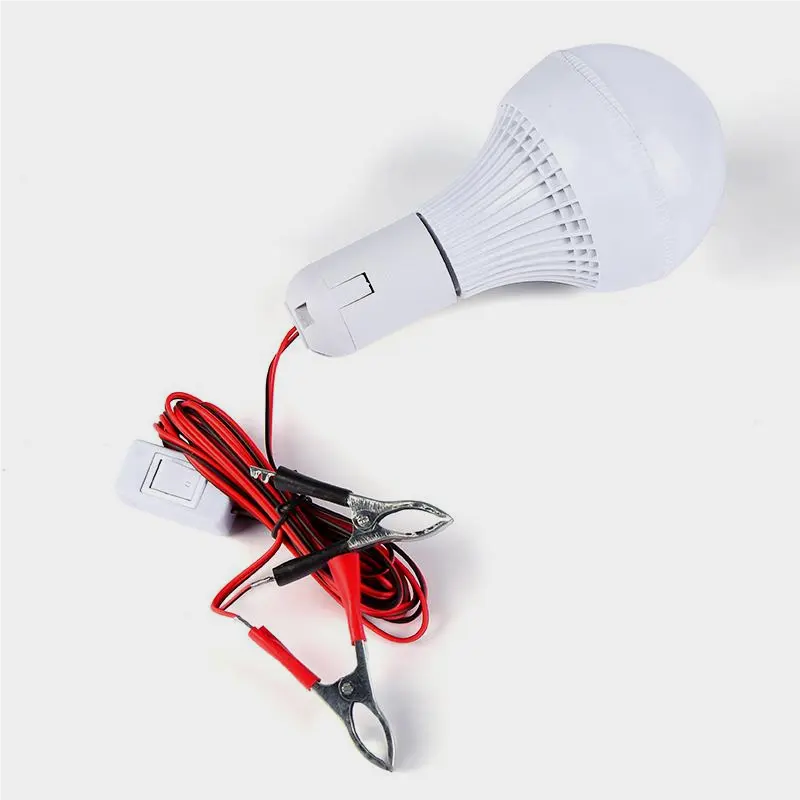 Cable de alimentación 3M E27 Bases de lámpara enchufe redondo clip de línea de bajo voltaje 12V bombilla led para lámpara de soporte de araña
