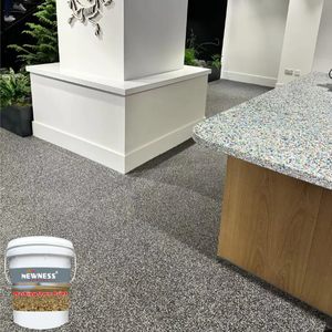 环保耐用洗石骨料混凝土洗石树脂涂料，用于墙壁和地板 - Product Image 1
