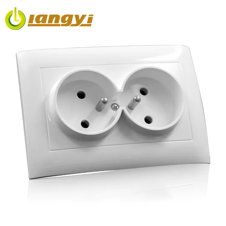 Factory Custom OEM Wall Electrical Power Double Multi Function Universal Wall Socket