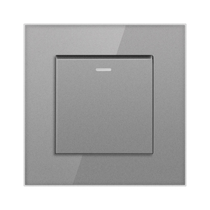 NOVSKI EU Standard pannello di vetro luce a pulsante elettrico 1 banda 3 vie 16A 250V interruttore luce a parete - Product Image 6