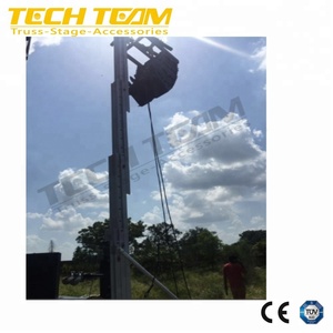 Menara angkat tampilan rangka teleskopik <span class=keywords><strong>Speaker</strong></span> Crank <span class=keywords><strong>Line</strong></span> <span class=keywords><strong>Array</strong></span> portabel kualitas tinggi - Product Image 6