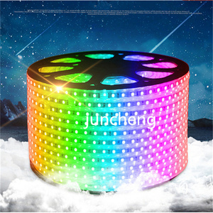 Tira de luz de <span class=keywords><strong>led</strong></span> com <span class=keywords><strong>60leds</strong></span>/m ip65, material de pvc, para áreas externas, à prova d' água, flexível, <span class=keywords><strong>dmx</strong></span>, 110v, 220v e rgbw, para áreas externas