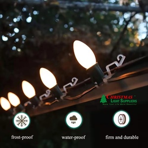 Clip DE LUZ DE Navidad todo en uno Clips de tejas de canalón para C7 C9 para luz de cadena de vacaciones Techo de techo al aire libre - Product Image 4