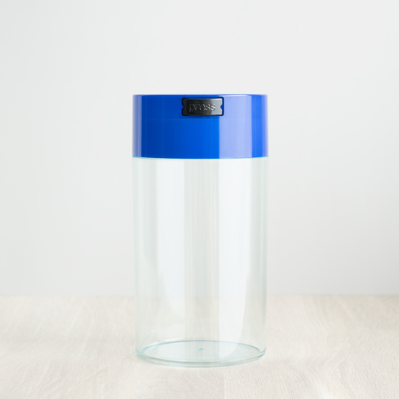 Couvercle bleu + Transparent