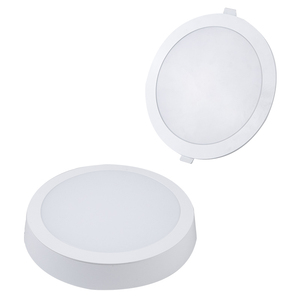 มาใหม่พื้นผิวปิดภาคเรียนแสงเปลี่ยน2 In 1 Backlit รอบและตารางนำแผง Ligh และไฟเพดาน - Product Image 4