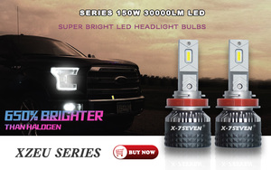 X-7SEVEN 170w High Power Auto <strong>Led</strong> Light Bulb H7 Car Focos <strong>Led</strong> H11 Automotriz H13 Canbus 35000 Lumen Faro H4 <strong>Led</strong> Headlight - Product Image 2
