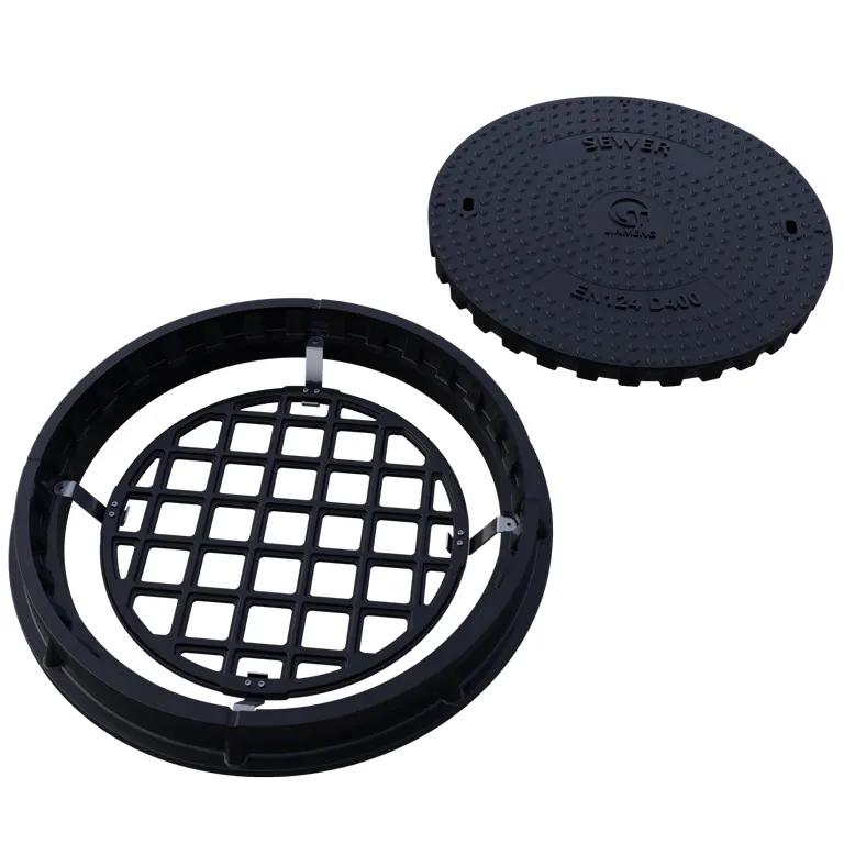 C/O 700 mm composite manhole bìa và Khung nhà sản xuất 40 tấn tải SMC manhole Bìa