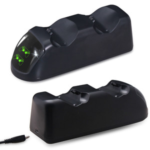 适用于PS4/PS4 Slim/PS4 Pro游戏手柄充电器快速充电站，带LED指示灯屏幕，用于PS4控制器充电座 - Product Image 4