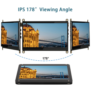 Produttore di fabbrica 1024x600 Display LCD piccolo mini Touch Screen lampone Pi 7 pollici Touchscreen Monitor