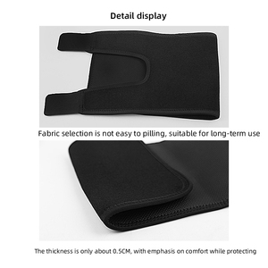 Manga de compresión de pierna superior ajustable para cuádruple y soporte de isquiotibiales Envoltura de compresión de neopreno Manga de soporte de muslo - Product Image 6