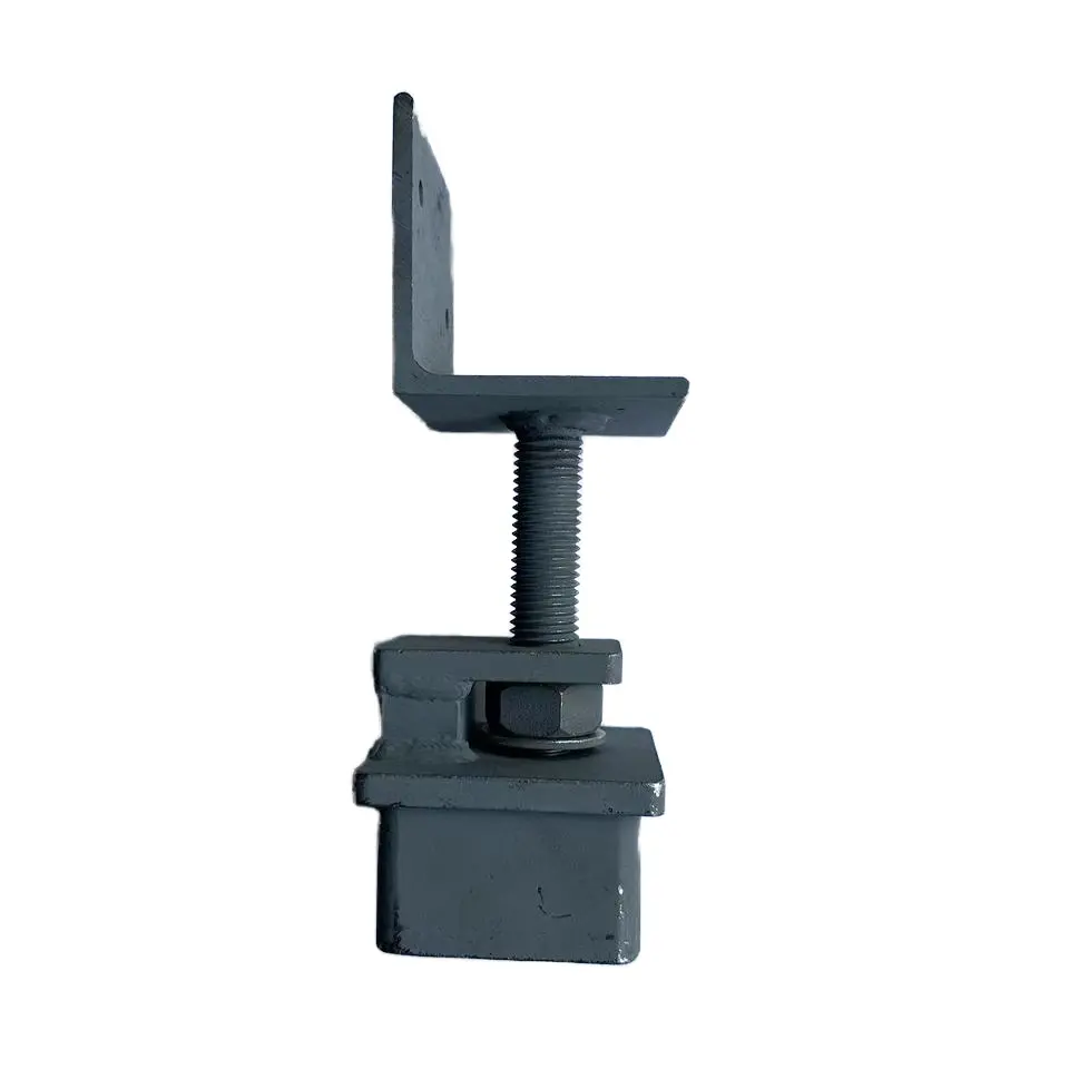 Soporte de poste de acero ajustable para estampar muelle galvanizado en caliente y superficie pintada tocón de hormigón piezas de estampado de Metal