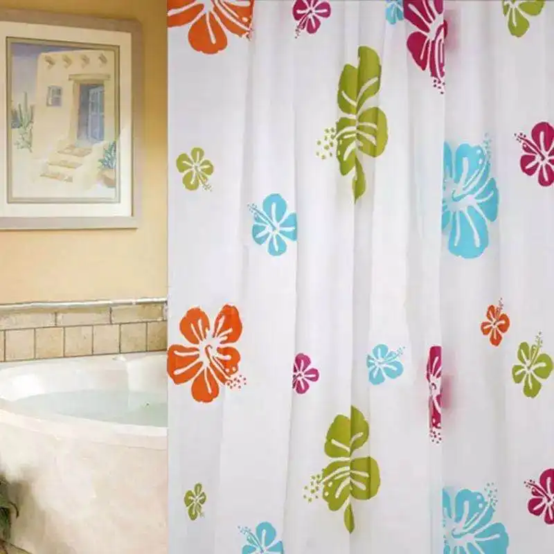 high quality cheap eco friendly peva bathroom pvc shower curtain for home