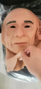 逼真仿真面具逼真化妆舞会展示换脸硅胶乳胶头套舒适面具 - Product Image 4
