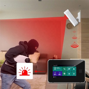 Tuya-sistema de alarma GSM con pantalla táctil para el hogar, dispositivo de seguridad inteligente con WiFi, huella digital, pantalla de humedad y temperatura - Product Image 2