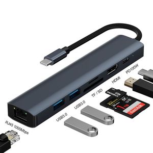 USBCドッキングステーション11 in 1 USBCハブアダプター、4K、VGA、イーサネットRJ45、PD、3.5mm Aux、S D、TF、USBC充電ポート付き - Product Image 4