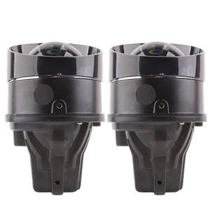LHD RHD <strong>LED</strong> Fog Lamp Universal 3inch Fog Projector Lens <strong>23w</strong> 3000k 4000k 6000k Tricolor DRL Auto Driving Light Biled Lens - Product Image 3