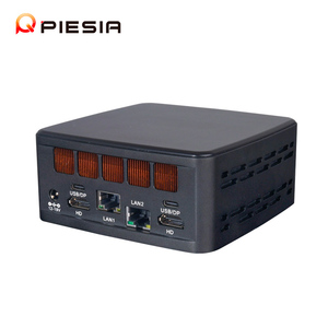 11 i7 11390H CPU מיני מחשב X86 Core i7 ארבעה תצוגות NUC מחשב תעשייתי ואביזרים