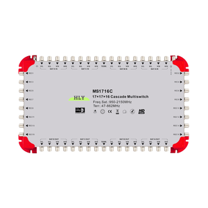 17 in 16 Out衛星マルチスイッチDiseqc 2.0 cおよびKu Band Cascadae衛星マルチスイッチ - Product Image 4