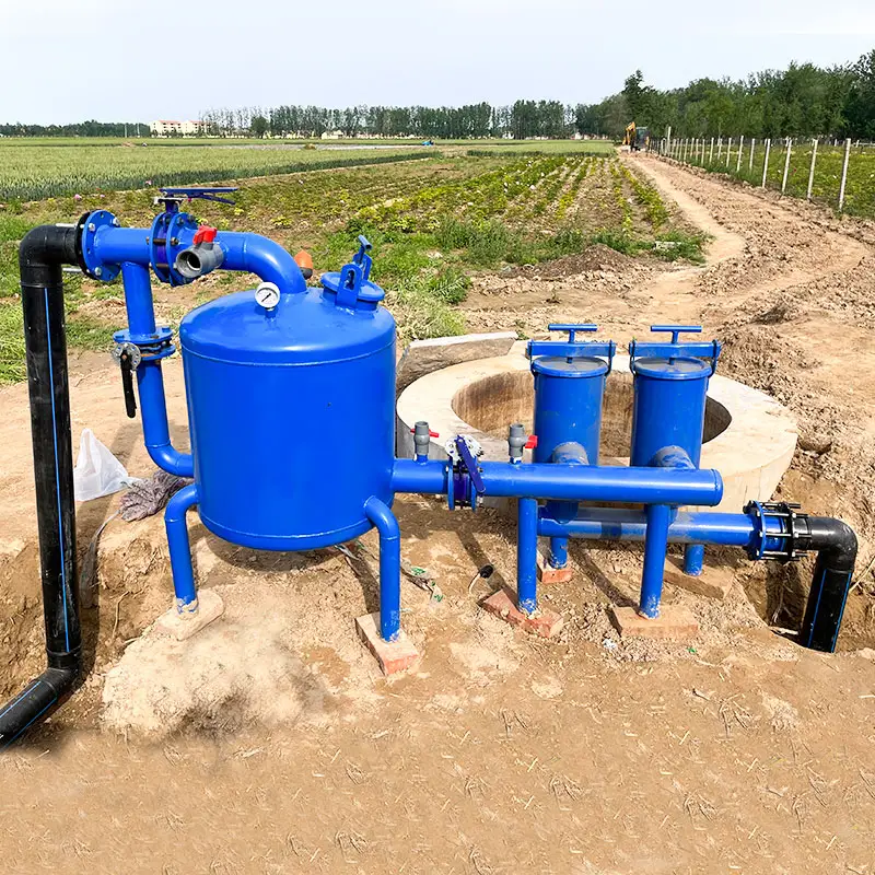 Disco de riego por goteo para agricultura, filtro de agua, filtro de arena para fertirrigación, filtros para sistema de riego agrícola