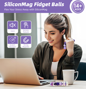 Hmj Từ Người Lớn Chống Căng Thẳng Bóng Căng Thẳng Làm Giảm Edc Thần Tài Đồ Chơi Silicon Cho Người Lớn Trẻ Em Cảm Giác Đồ Chơi Cho Trẻ Em Tự kỉ - Product Image 4