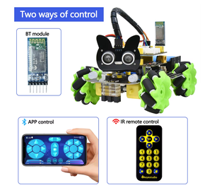4WD ESP32 IoT WiFi Mecanum Rad Programmier bare Hindernis vermeidung Tracking Scratch Coding Starter Smart Robot Car Kit für Arduino