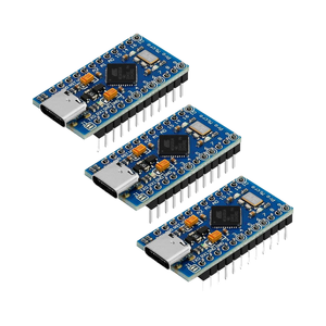 3er Pack Pro Micro ATmega32U4 5V 16MHz USB-Programmier entwicklungs karte für Arduino IDE Kompatibel mit Pin Header