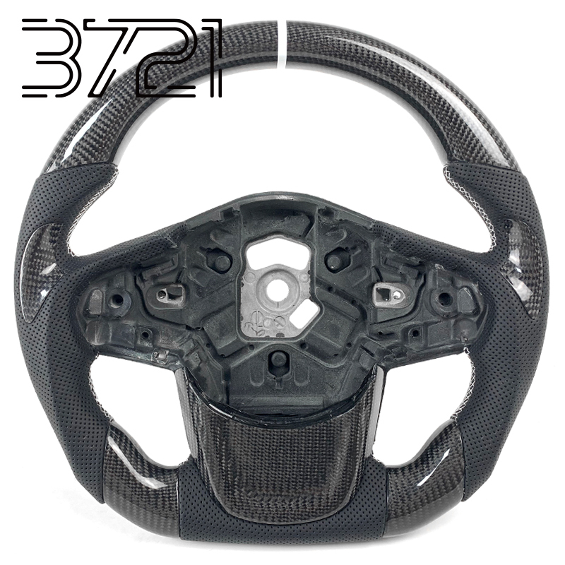 Carbon Fiber+Perforated Leather