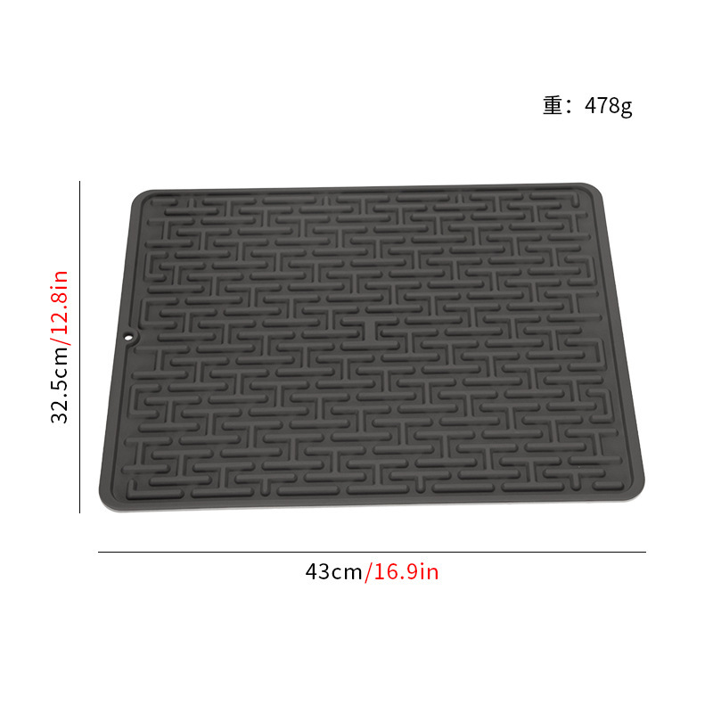 43*32.5 Dark Gray Drain Pad