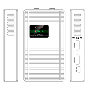 1TX to 1 2 <strong>3</strong> 4 RX 200M Wireless HD Extender Transmitter Receiver <strong>Audio</strong> <strong>Video</strong> Converter HD Cable Extension <strong>Splitter</strong> PC to TV - Product Image 5